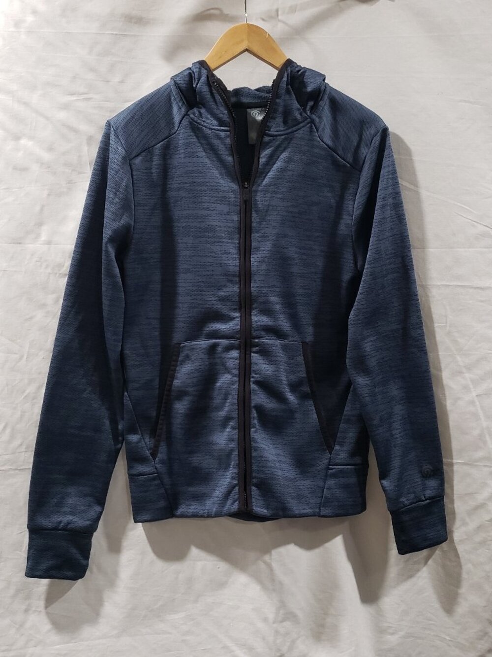 Champion Men's Fleece Jacket Athletic Wear Full Zip Long Sleeve Hooded Size Smal